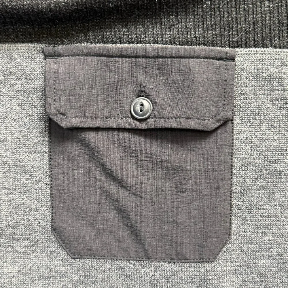 prAna Men's Lonan Sweater in Men's Size XL-Charcoal Black Colorway- Excel. Cond.